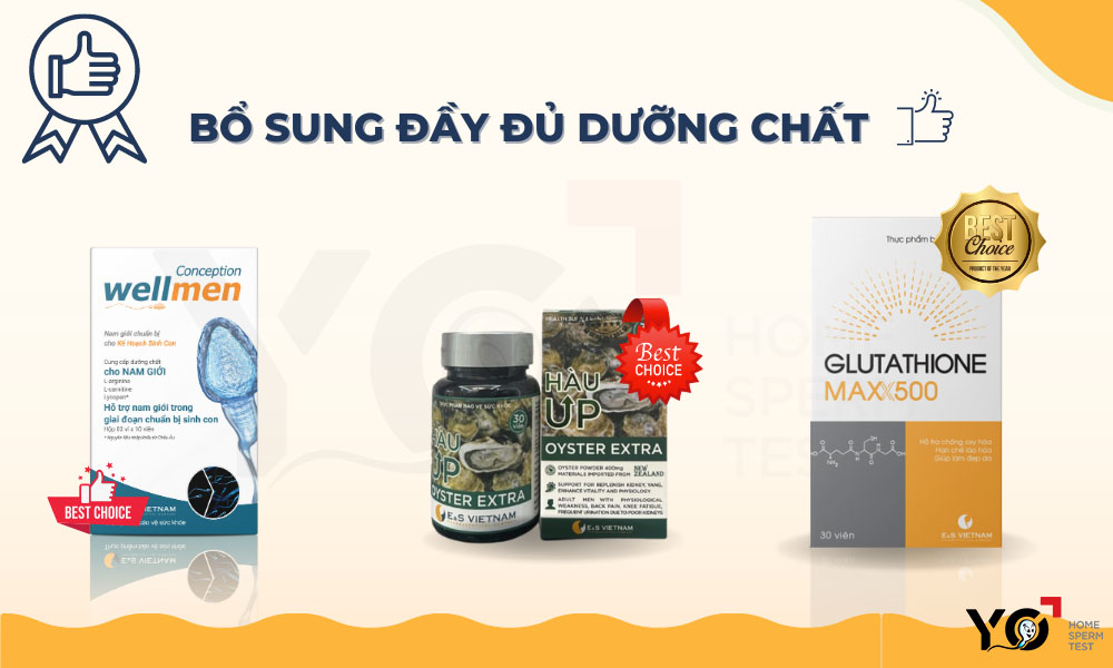 Muốn có con, bố cần bổ sung đủ dưỡng chất