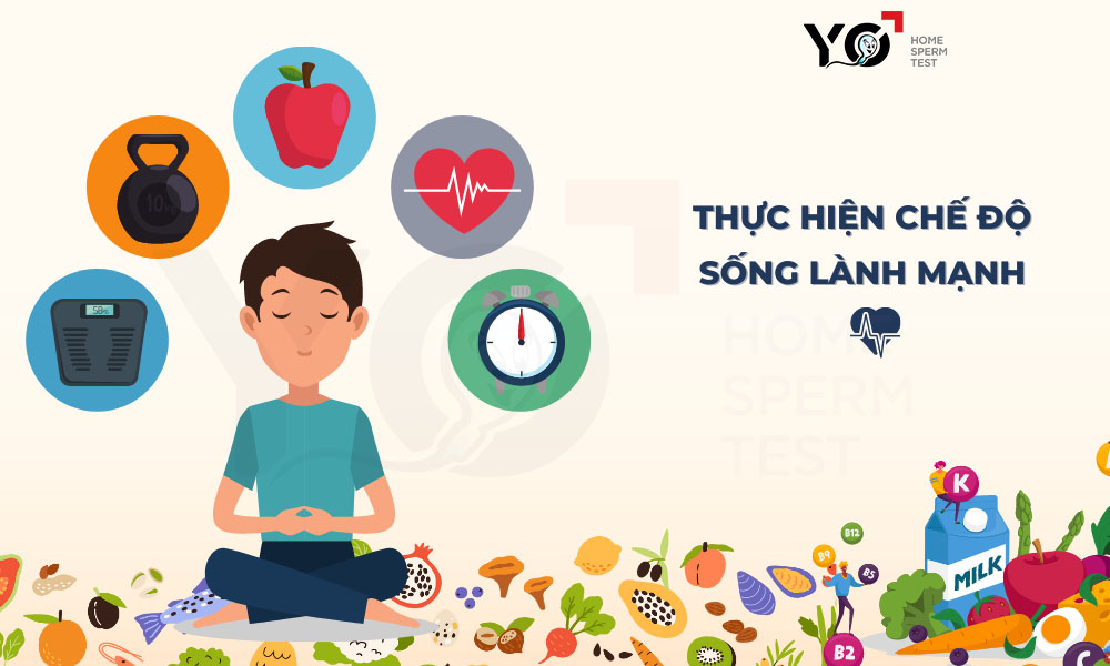 Xây dựng chế độ sống lành mạnh cải thiện tình trạng tinh trùng loãng