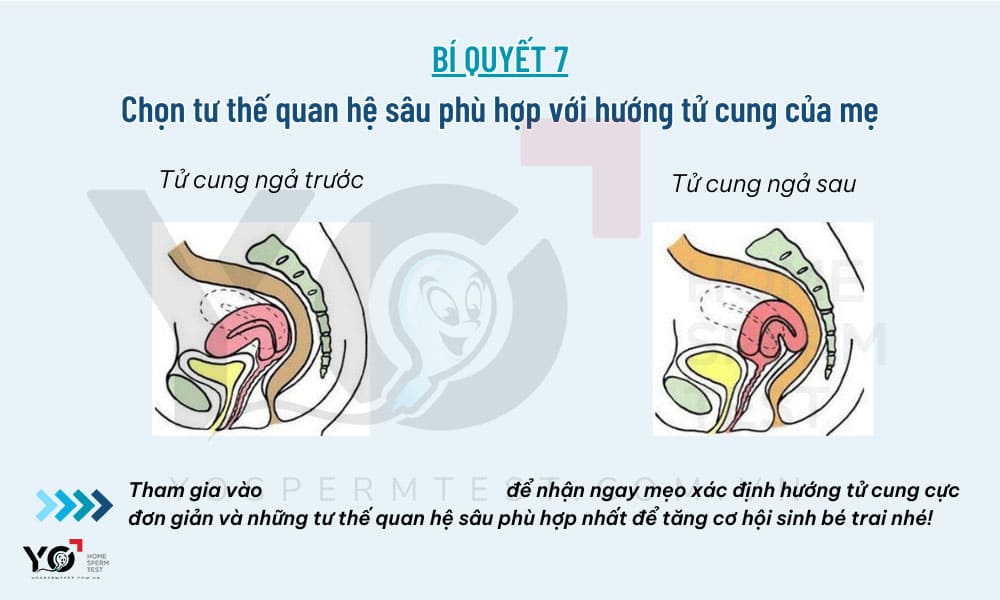 Bí quyết sinh con trai 7 là áp dụng tư thế quan hệ sâu