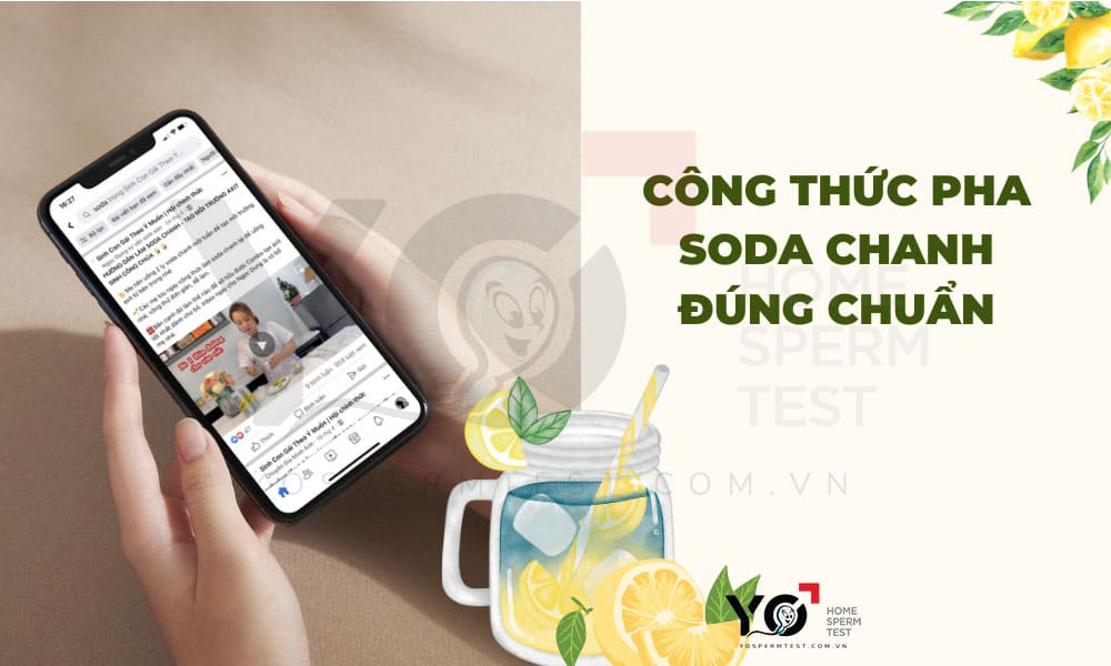Nhận ngay công thức pha soda chanh