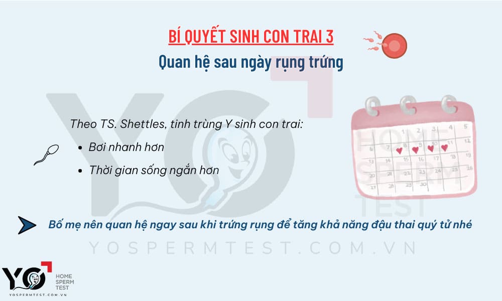 Canh và quan hệ đúng thời điểm rụng trứng