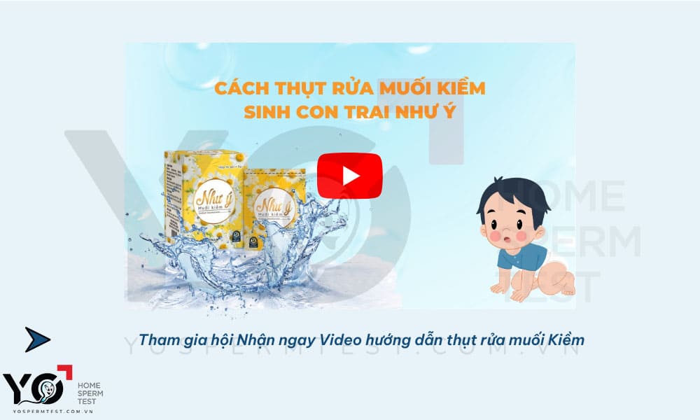 Tạo môi trường Kiềm nhanh chóng từ việc thụt rửa muối Kiềm
