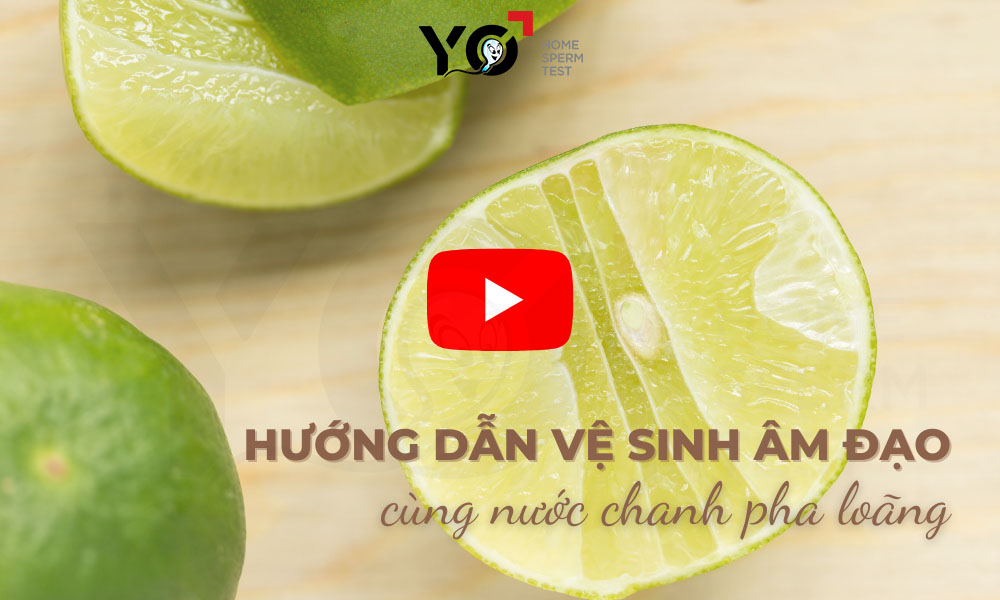 Các bước vệ sinh âm đạo bằng nước chanh pha loãng