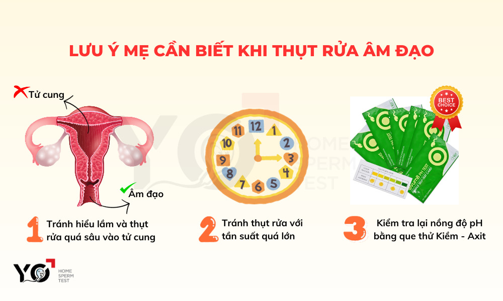 Lưu ý dành cho mẹ khi vệ sinh âm hộ tăng tính axit