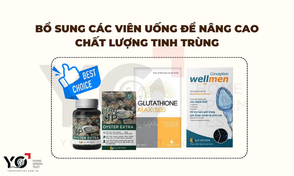 Cải thiện tình trạng tinh trùng yếu nhanh chóng