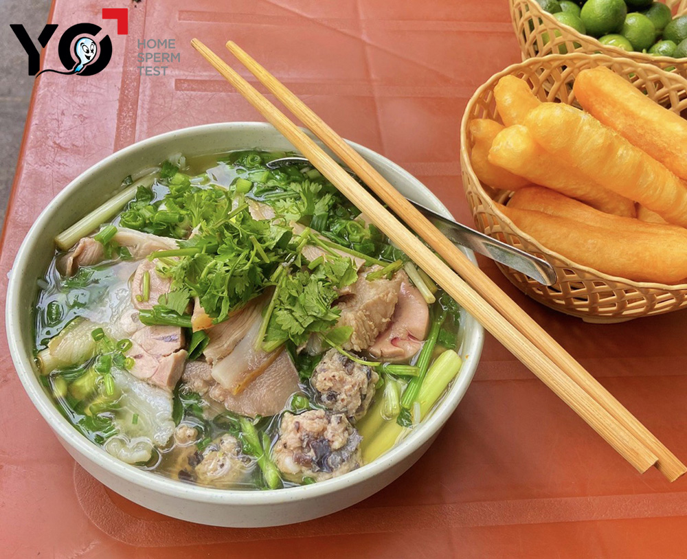 Bún dọc mùng bổ máu và tăng tuần hoàn máu