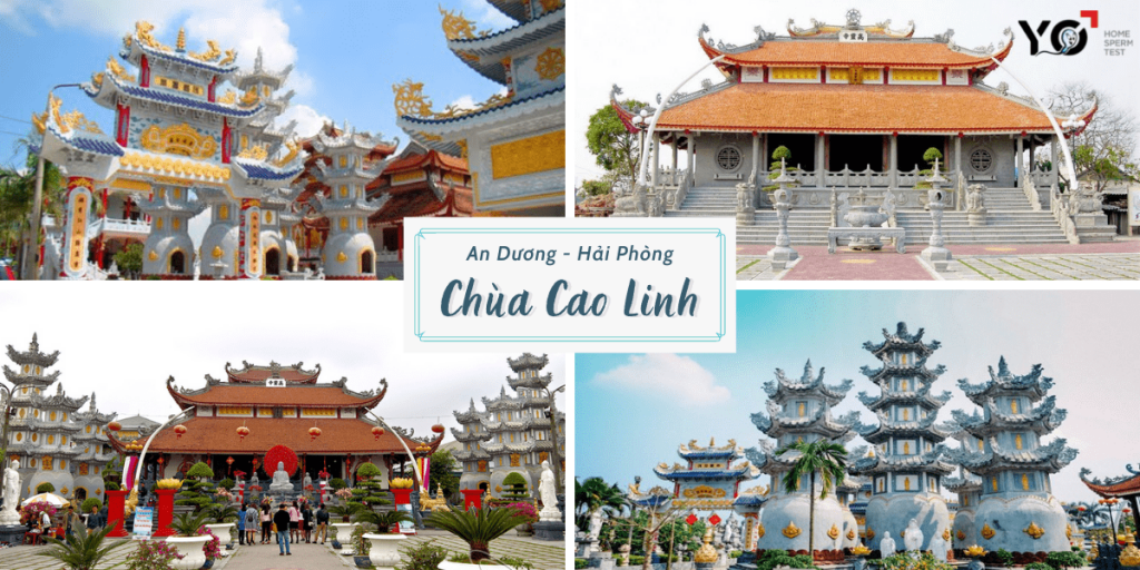 Chùa Cao Linh là ngôi chùa cầu con nổi tiếng ở Hải Phòng