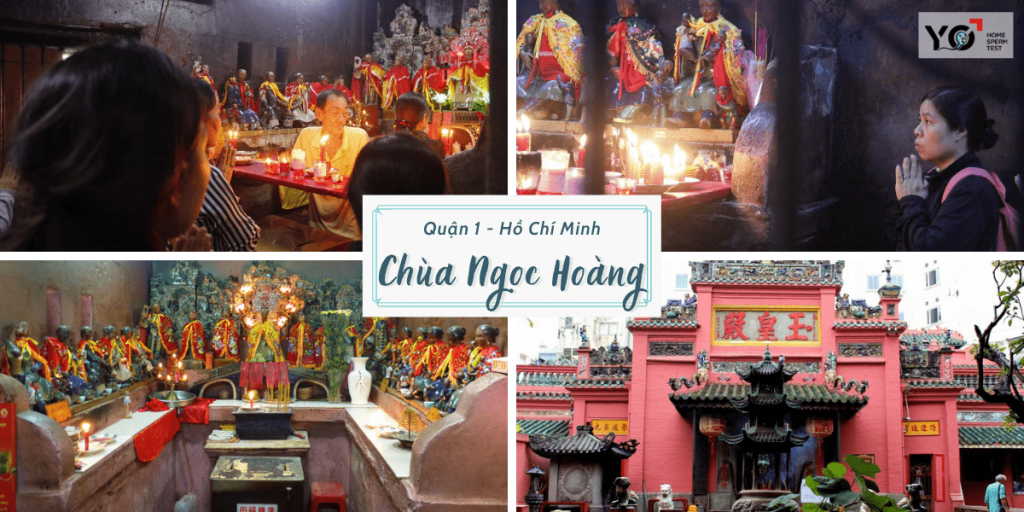 Chánh điện thờ Kim Hoa Thánh Mẫu chùa Ngọc Hoàng luôn đông đúc người dân đến cầu con