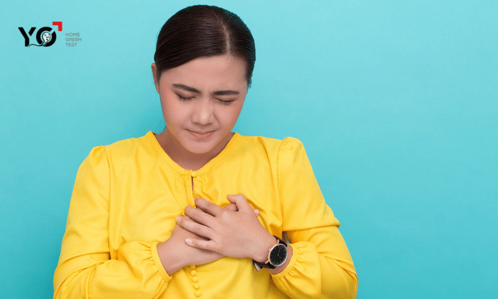 Vùng ngực căng tăng, đau và sưng có thể là dấu hiệu thụ thai thành công