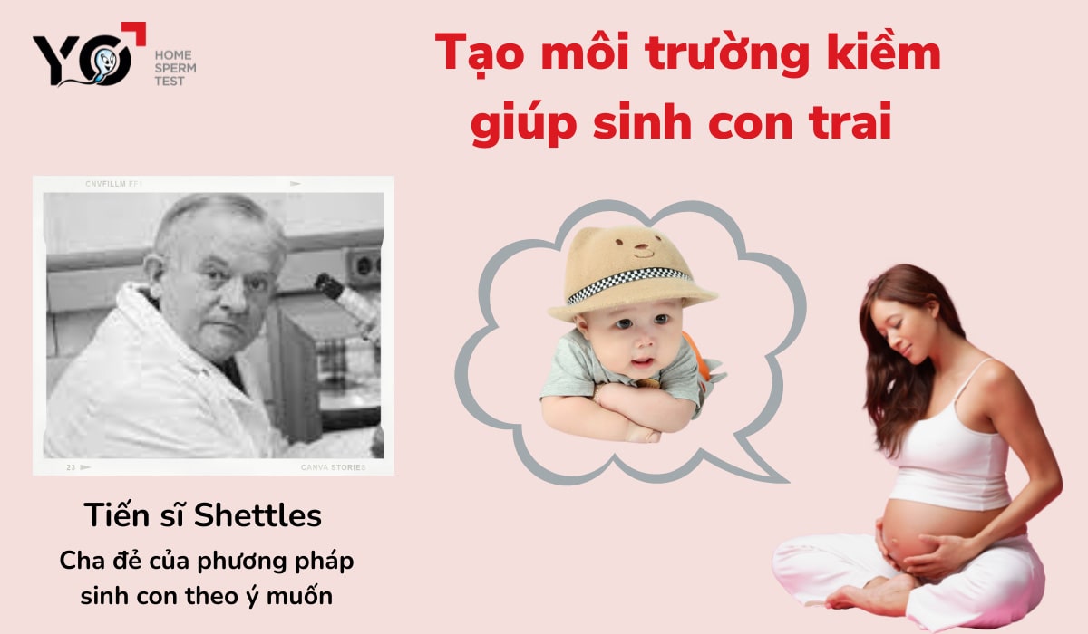 Tạo môi trường kiềm âm đạo giúp bạn dễ sinh quý tử