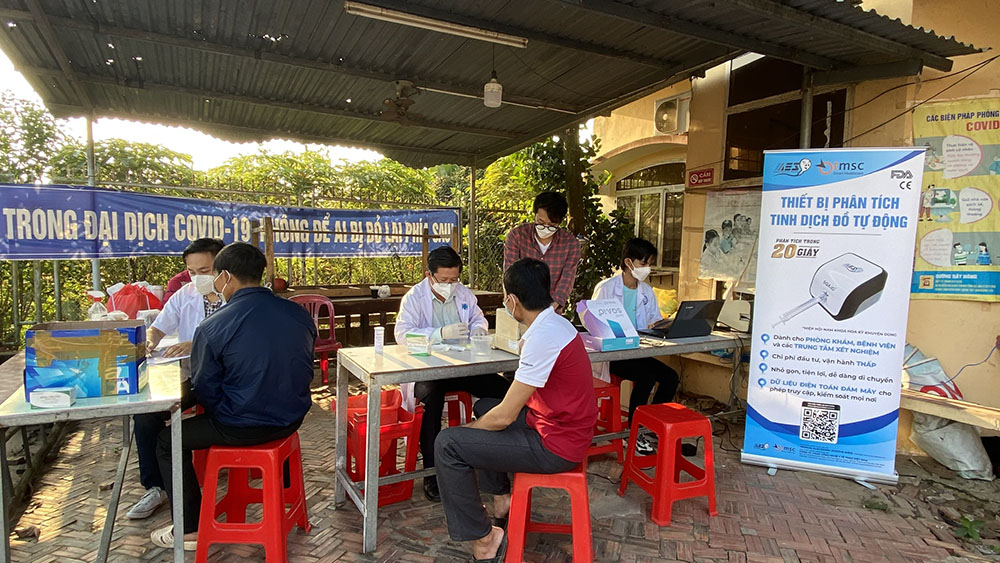 Ket qua xet nghiem tinh dich do bang SQA iO cho ket qua nhanh chong