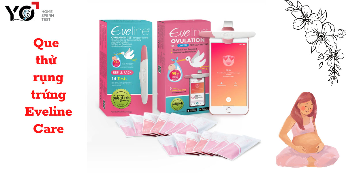 Bộ que thử rụng trứng điện tử Eveline Care giúp xác định chính xác ngày rụng trứng