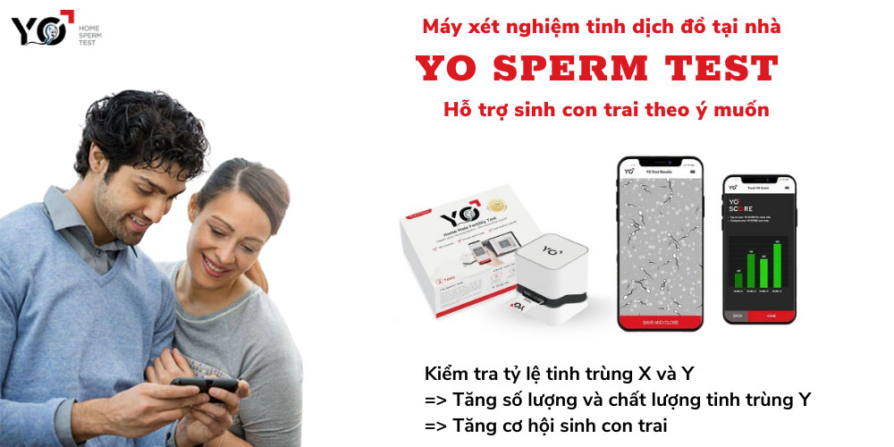 Kiểm tra tỷ lệ tinh trùng Y để có biện pháp cải thiện tăng khả năng sinh con trai
