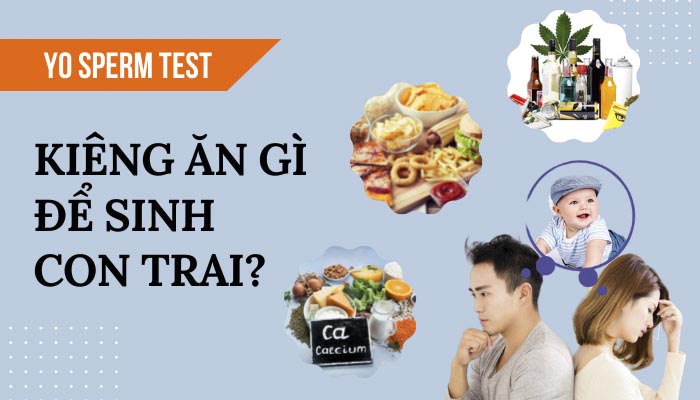 Vợ chồng kiêng ăn gì để sinh con trai?