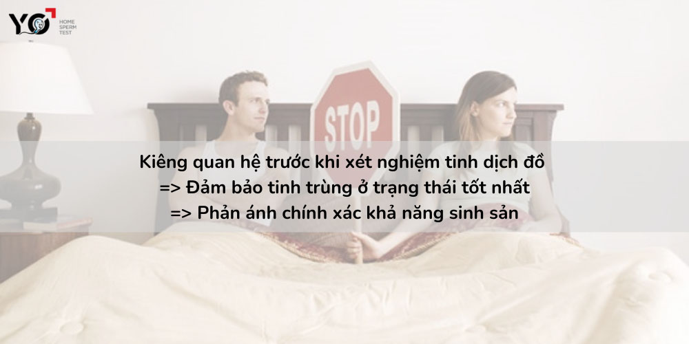 Kiêng xuất tinh trước khi xét nghiệm tinh dịch đồ để kết quả chính xác nhất
