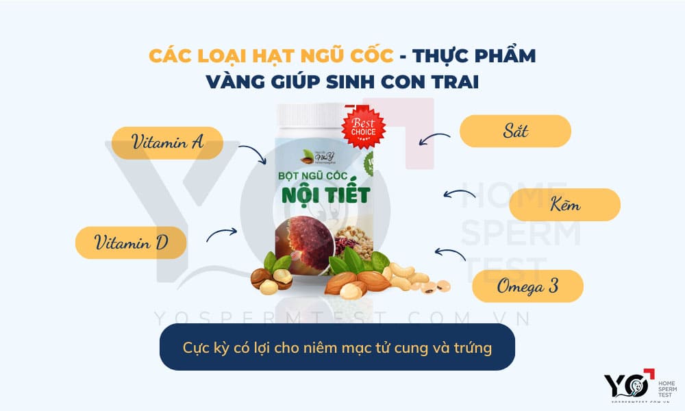 Để tạo môi trường Kiềm nhanh chóng, mẹ hãy bổ sung Ngũ cốc hoăc các loại hạt ngũ cốc