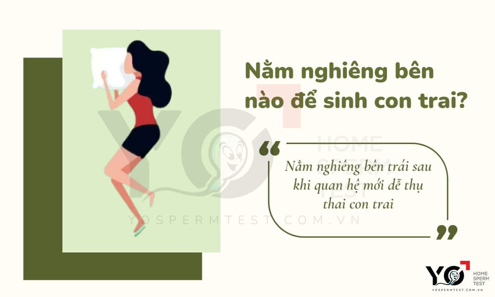 Muốn sinh bé trai, sau quan hệ mẹ hãy nằm nghiêng bên trái