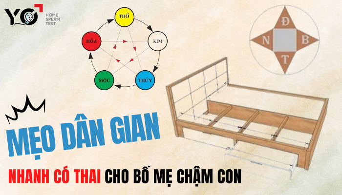 mẹo dân gian nhanh có thai