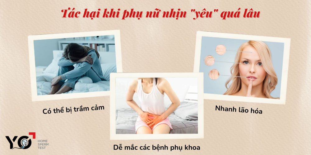 3 tác hại không ngờ khi chị em nhịn quan hệ quá lâu