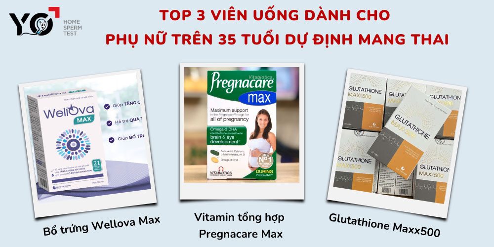 Top 3 thực phẩm chức năng tốt nhất mẹ bầu trên 35 tuổi nên sử dụng