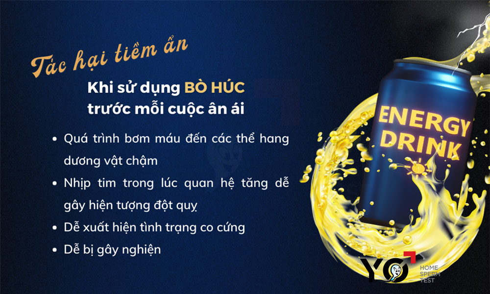 Uống bò húc trước khi quan hệ có tác hại gì