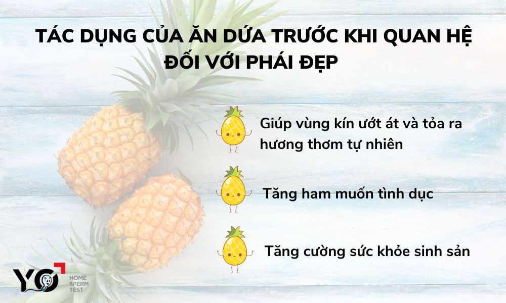 Ăn dứa trước khi quan hệ có tác dụng gì?