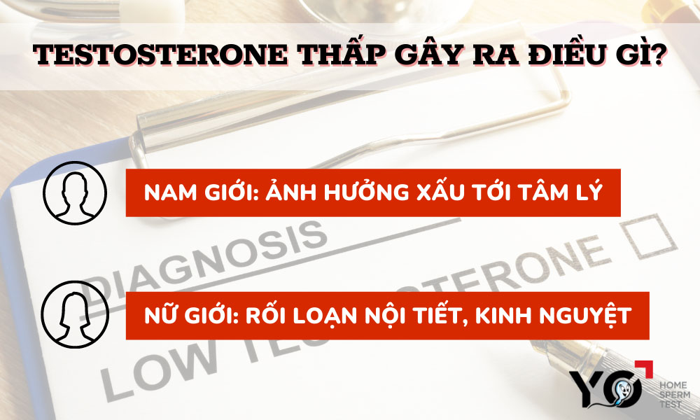 Các triệu chứng thường gặp khi thiếu Testosterone