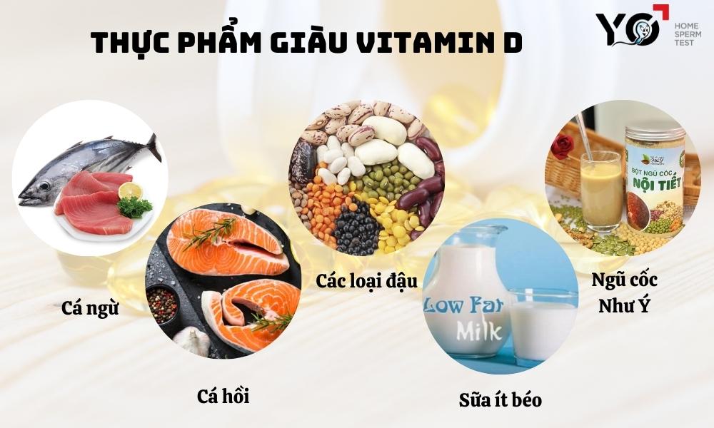 Bổ sung các loại thực phẩm giàu Vitamin D giúp tăng Testosterone