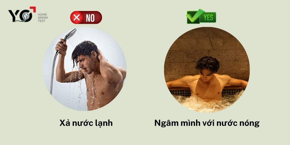 Ngâm mình với nước ấm để cải thiện tình trạng mộng tinh
