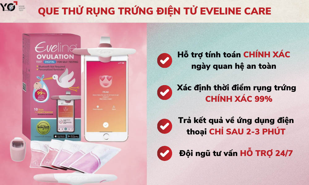 Sử dụng que thử rụng trứng điện tử Eveline Care để tính ngày quan hệ an toàn chuẩn xác nhất