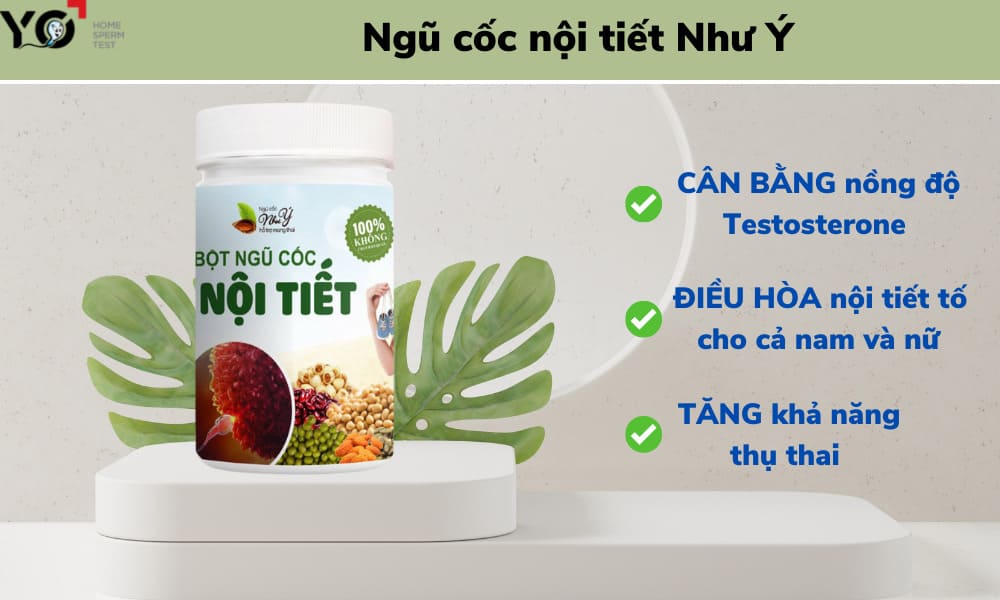 Bổ sung Ngũ cốc Như Ý giúp điều hòa Testosterone một cách tự nhiên
