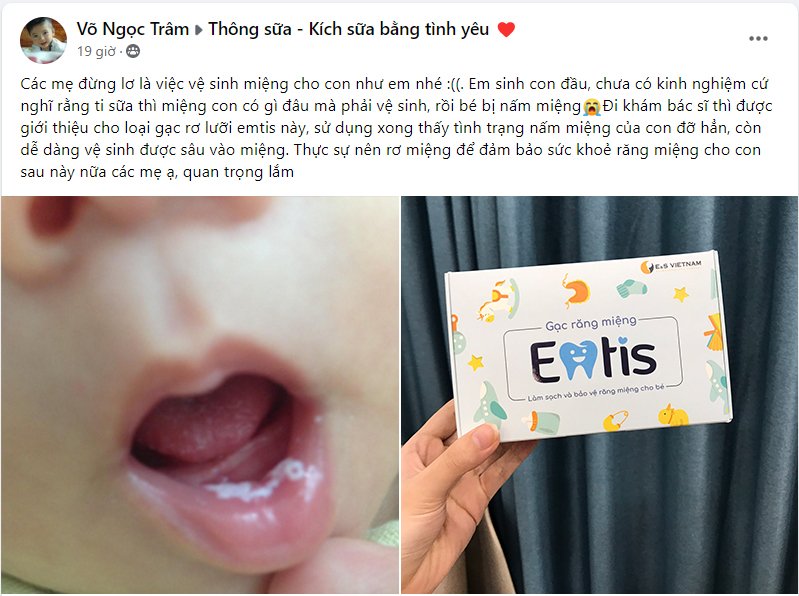 Review Gạc rơ lưỡi Emtis