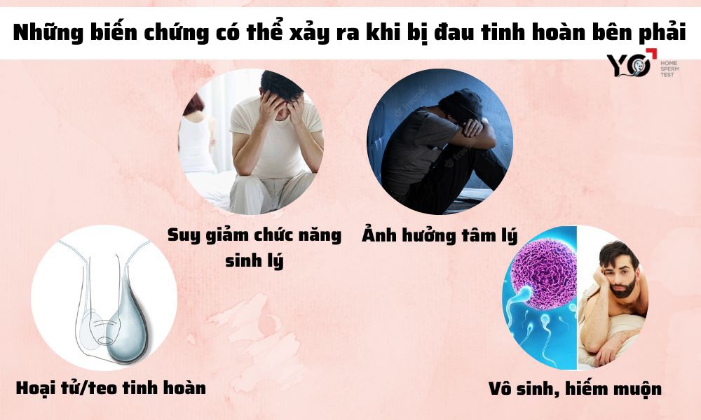 Những biến chứng có thể xảy ra khi bị đau tinh hoàn