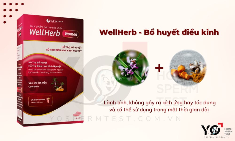 Wellherb giúp cải thiện rối loạn kinh nguyệt hiệu quả