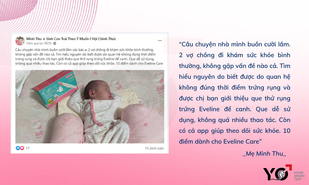 Những chia sẻ khi sử dụng Eveline Care của mẹ Minh Thu 