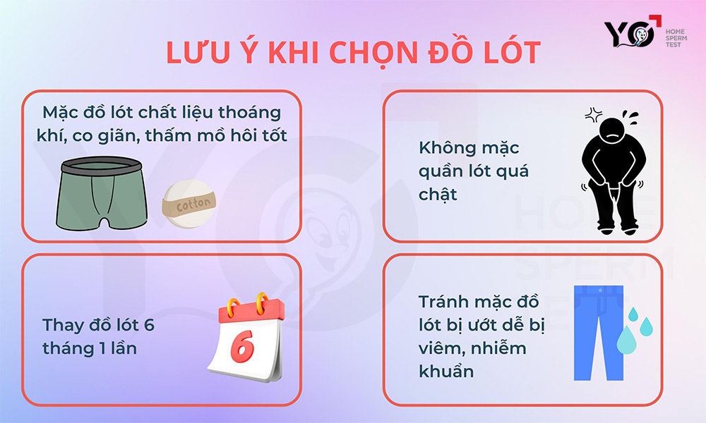 Những lưu ý khi lựa chọn và sử dụng đồ lót