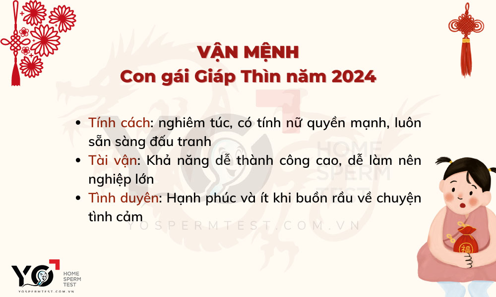 Vận mệnh bé gái năm 2024 như thế nào?
