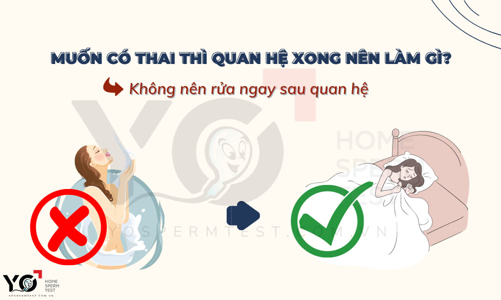 Hãy năm nghỉ ngơi khoảng 15 - 20 phút sau quan hệ