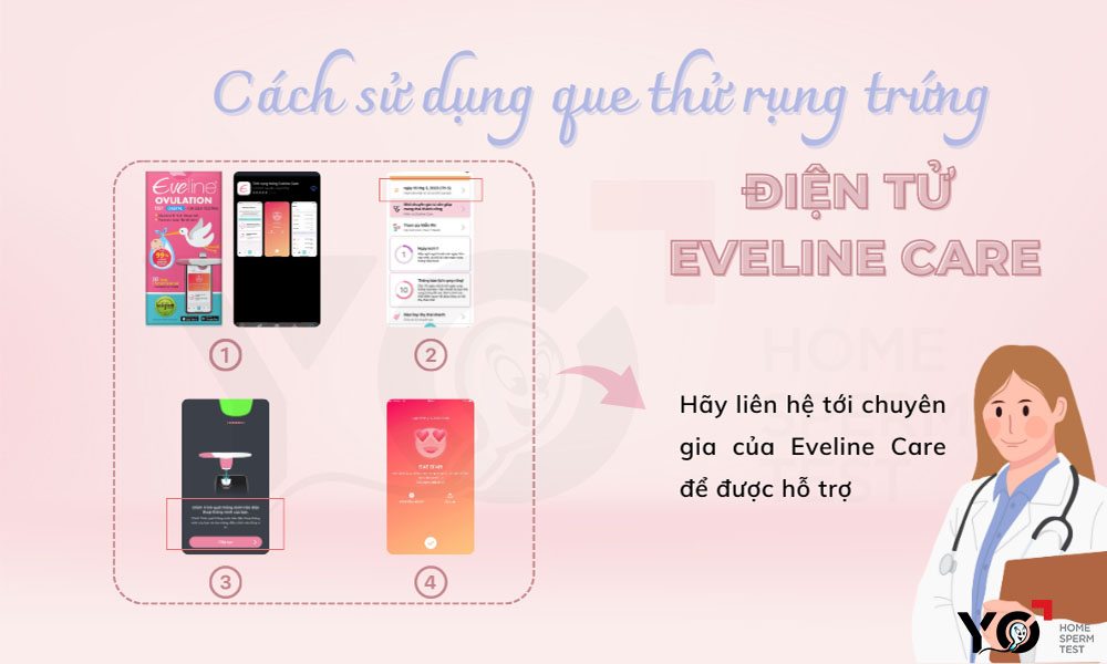 Que thử rụng trứng điện tử sử dụng như thế nào