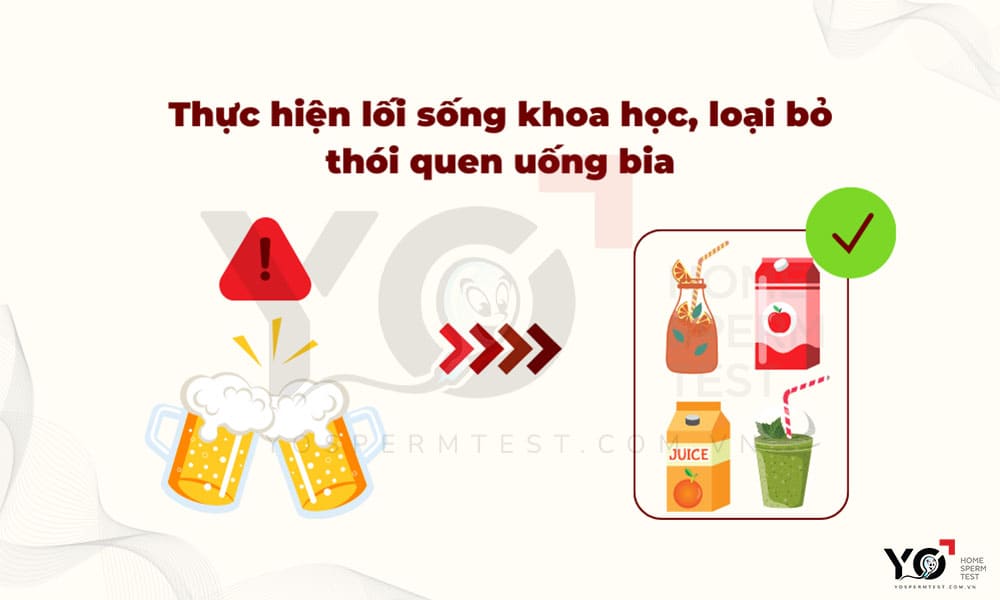Bố hãy nên sử dụng một số loại nước khác tốt cho sức khỏe để thay thế bia