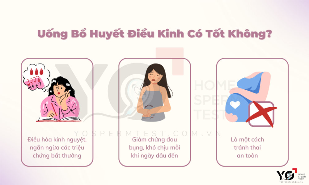 Nếu sử dụng đúng cách, uống bổ huyết điều kinh sẽ tốt