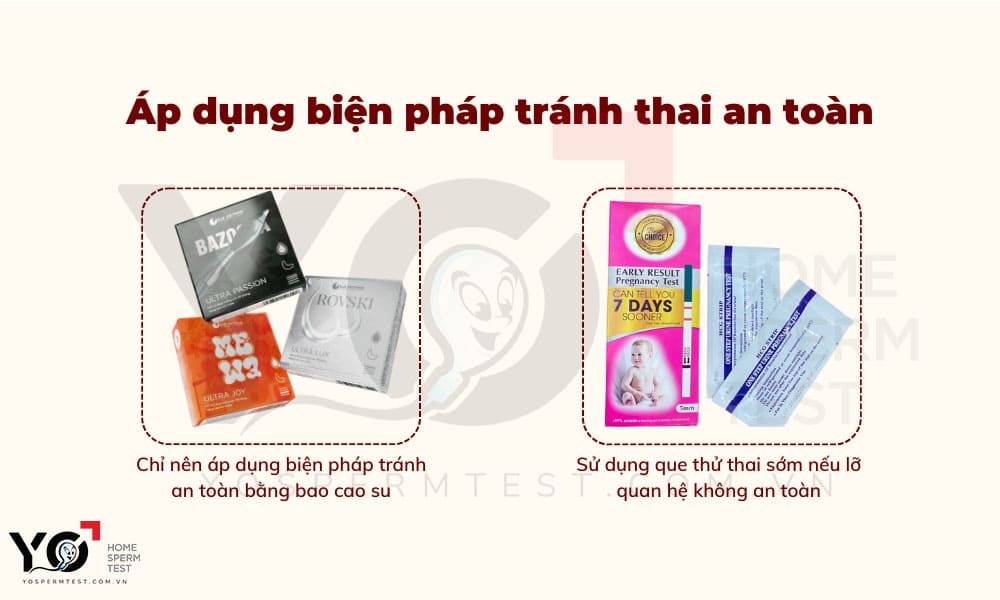 Bố mẹ cần áp dụng những biện pháp tránh thai an toàn