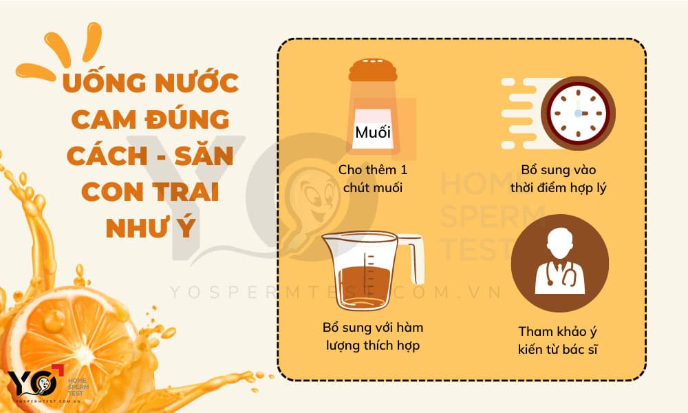 Những lưu ý khi uống nước cam bố mẹ cần nhớ