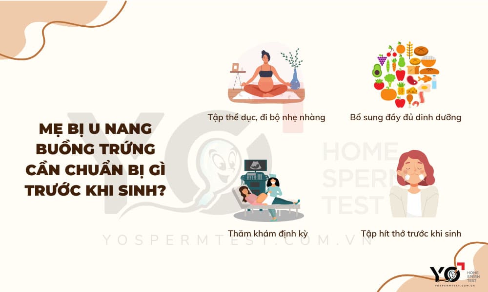 Mẹ mắc u nang buồng trứng cần lưu ý nếu lựa chọn sinh thường